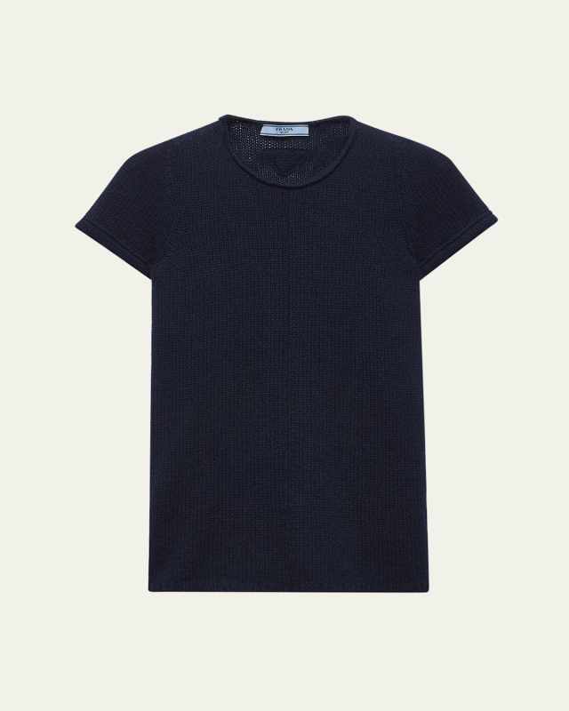 Short Sleeve Cashmere Sweater